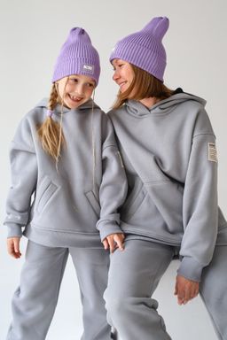 Худи утепленное INZIBE FOR TRAVEL KIDS, грей  фото 6