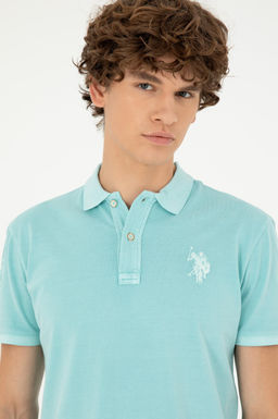 Футболка U.S. Polo Assn мятная хлопок  фото 2