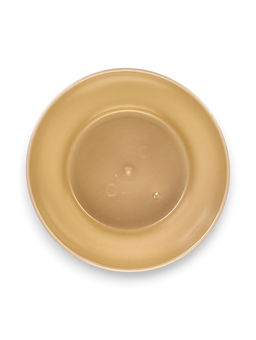 Цена за 3 шт. Горшок для цветов «Фиалочка», 800 мл, d=14 см, h=8 см, пластиковый, бежевый