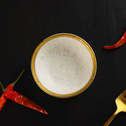 Соусник фарфоровый Magistro Poursephona, 90 мл, d=9,2 см, цвет бежевый  фото 3