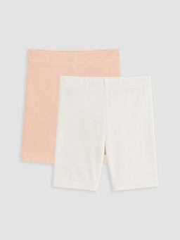 Beli Lastikli K?z ?ocuk Tayt Pijama Alt? 2li