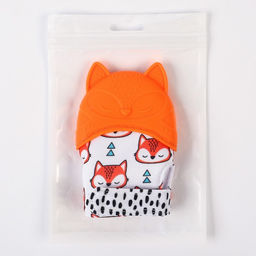 Прорезыватель-рукавичка Крошка Я «Лисичка», от 3 мес.