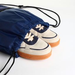 Мешок для обуви, 34*0,1*45, отд на молнии, на стяжке, синий - Simaland фото 4