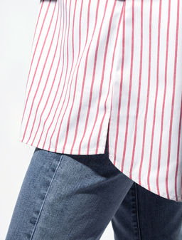 Свободная блузка с рукавами буфами - Vilatte фото 3