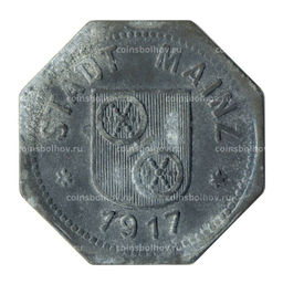 Монета 10 пфеннигов 1917 года Германия Нотгельд (Майнц)