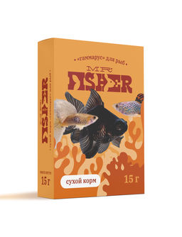 Сухой корм для рыб "Гаммарус" измельченный 03эф23