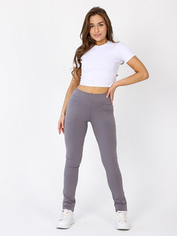 Спортивные брюки женские футер 2-нитка цвет Серый - Амавес-текстиль фото 7