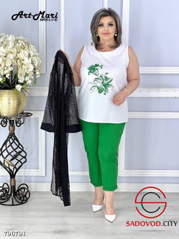 Костюм тройка Идеалвключает майку, брюки и накидку - Bruno фото 4