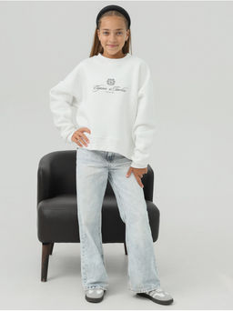 Свитшот Начес Элегант Какао Девочка - София фото 17