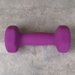 Гантель неопреновая Woohooo Warm Up / WU-2V / 2 кг / фиолетовый / уп 10 - ГалеонТрейд фото 3