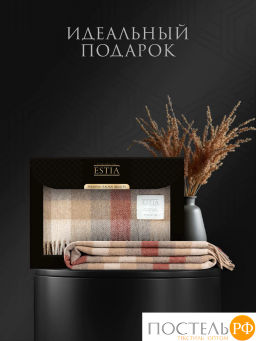 Плед Estia ВИНСЕНТЕ борд-кор 100% шерсть , 350 гр/м2  фото 8