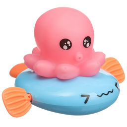 Заводная игрушка для ванны Крошка Я «Осьминожка», с брызгалкой, от 3 мес.