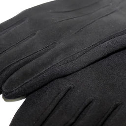 Перчатки мужские трикотажные с замшевой вставкой - Buro фото 2