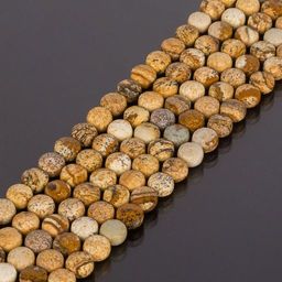 Бусины для рукоделия из Яшмы (Песочная)