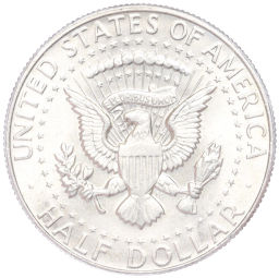 Монета 1/2 доллара (50 центов) 1967 года США