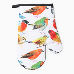 Варежка Доляна Птички 26*16 см, 100% п/э  фото 2