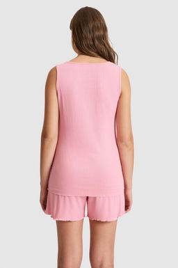 Kad_n Pembe Pijama Tak_m_