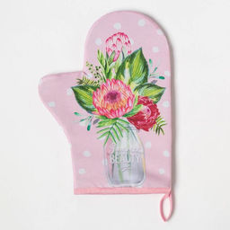 Варежка-прихватка Summer Beauty 20х28см,35% х/л,65% п/э,ватин 250г/м2 - Доляна фото 2