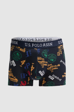 Erkek Lacivert 3l_ Boxer Tak_m_