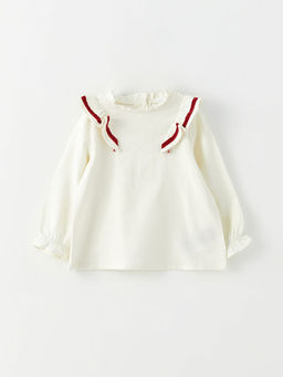 Bisiklet Yaka Uzun Kollu K?z Bebek 3l? Tak?m - Waikiki фото 2