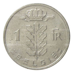 Монета 1 франк 1978 года Бельгия Надпись на фламандском (BELGIE)