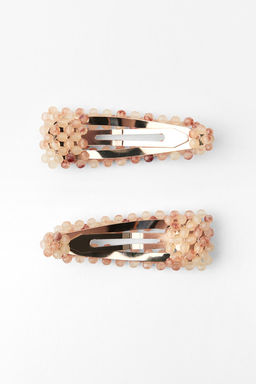 2-PACK OF BEADED HAIR CLIPS - Zara фото 4