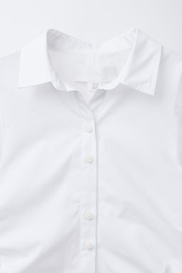 SHIRT WITH SIDE GATHERS - Zara фото 3