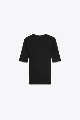 FADED COTTON T-SHIRT - Zara фото 35