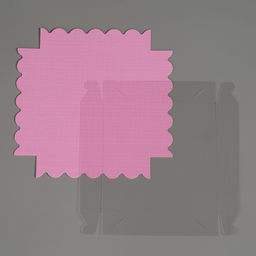 Цена за 10 шт. Коробочка для печенья с PVC крышкой, сиреневая, 12 х 12 х 3 см - UPAK LAND фото 4