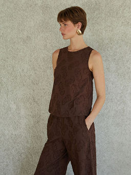 Bisiklet Yaka Nak??l? Bluz