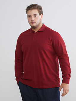 Polo Yaka Uzun Kollu Pike Erkek Ti??rt