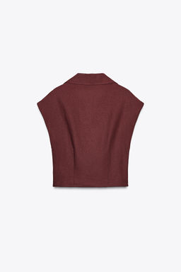 CROSSOVER LINEN BLEND TOP - Zara фото 9