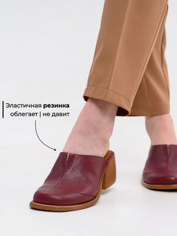 Сабо 5132.23663br.Гнилая вишня+коричневый