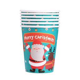 Стаканы бумажные Дед Мороз, набор 6 шт. - Страна карнавалия фото 2