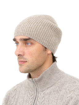 Шапка из шерсти UL серая