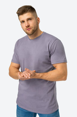 Мужская футболка из хлопка с лайкрой с V-вырезом Happy Fox  фото 8