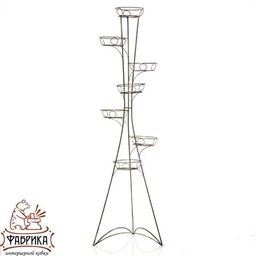 Подставка для цветов Классика 10-007 на 7 цветов - Фабрика интерьерной ковки фото 2