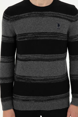 Мужской свитер антрацитового меланжа - U.s. polo assn фото 6