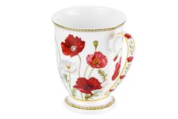 Кружка 300 мл 11*8*11 см Маки на ножке, NEW BONE CHINA - Elan gallery фото 3