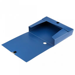Папка-органайзер (короб) "Архивная" А4 23,4х31х5,5см, пластик, на липучке, цвет синий (Китай)