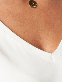 VILATTE / Джемпер из премиального хлопка с эластаном  фото 4