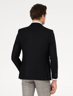 Siyah Slim Fit Ceket - Cacharel фото 5