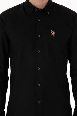 Erkek Siyah Uzun Kollu Basic G_mlek Sepette S_rpriz _ndirim - U.s. polo assn фото 6