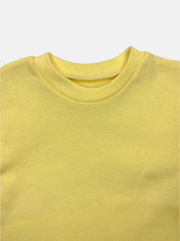 Пижама интерлок-пенье, арт.C-PJ023-ITp, желтый однотонный - Мамин малыш фото 3