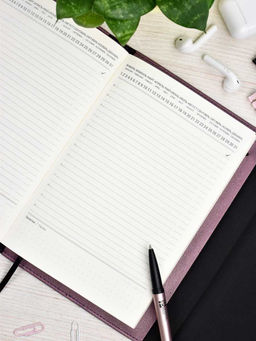 Ежедневник-органайзер недатированный ESCALADA, А5+, 120 л., арт. 63922/ 10 КРАСТ БОРДОВЫЙ фото 23