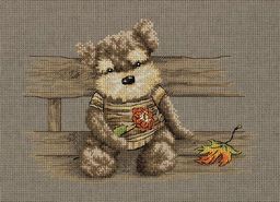 Klart набор для вышивания 8-350 Плюшевый друг 21.5 х 16 см