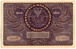 1000 марок 1919 года Польша