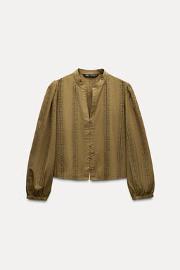 EMBROIDERED SHIRT - Zara фото 14