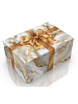 Цена за 2 шт. Коробка складная «Золотой бант», 22 × 15 × 10 см