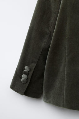 VELVET SUIT BLAZER